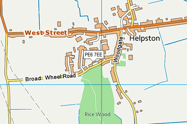 PE6 7EE map - OS VectorMap District (Ordnance Survey) PE6 7EE map - OS VectorMap District (Ordnance Survey)
