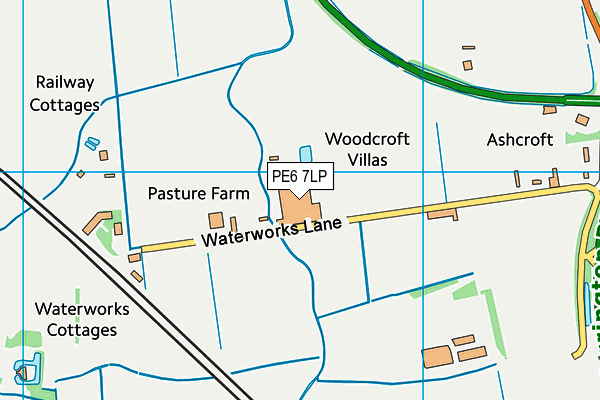 PE6 7LP map - OS VectorMap District (Ordnance Survey) PE6 7LP map - OS VectorMap District (Ordnance Survey)