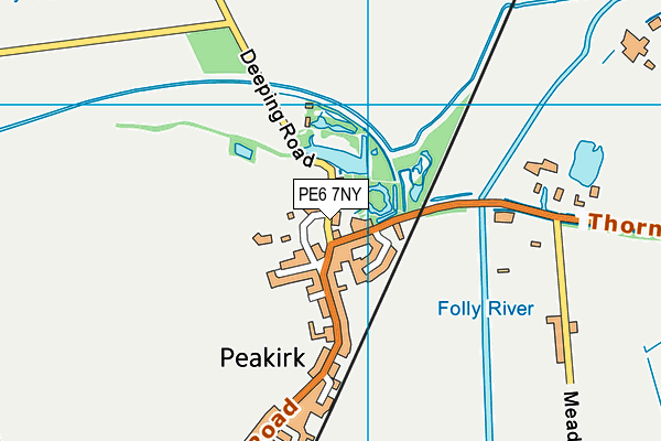 PE6 7NY map - OS VectorMap District (Ordnance Survey) PE6 7NY map - OS VectorMap District (Ordnance Survey)
