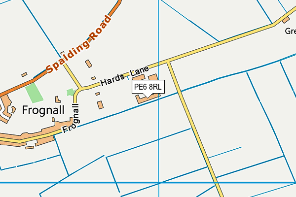 PE6 8RL map - OS VectorMap District (Ordnance Survey) PE6 8RL map - OS VectorMap District (Ordnance Survey)