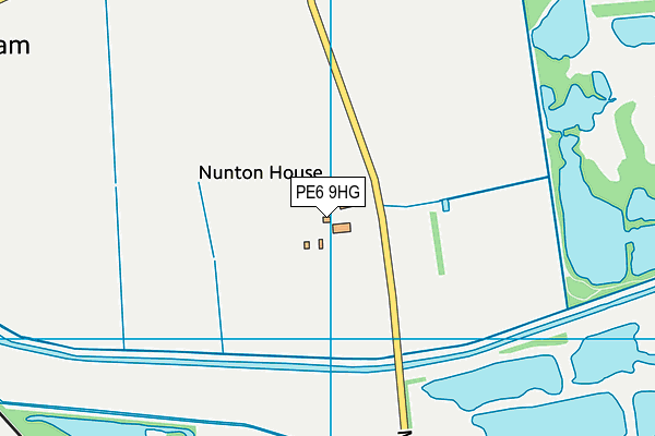 PE6 9HG map - OS VectorMap District (Ordnance Survey) PE6 9HG map - OS VectorMap District (Ordnance Survey)