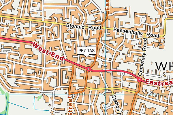PE7 1AS map - OS VectorMap District (Ordnance Survey) PE7 1AS map - OS VectorMap District (Ordnance Survey)