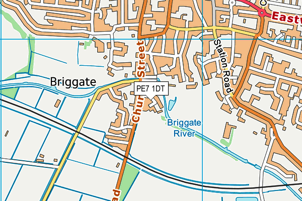 PE7 1DT map - OS VectorMap District (Ordnance Survey) PE7 1DT map - OS VectorMap District (Ordnance Survey)