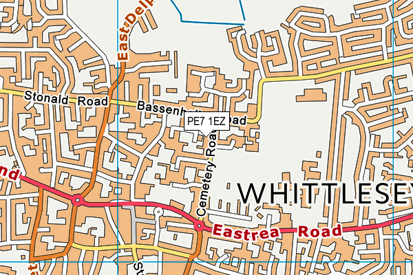PE7 1EZ map - OS VectorMap District (Ordnance Survey) PE7 1EZ map - OS VectorMap District (Ordnance Survey)