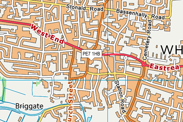 PE7 1HB map - OS VectorMap District (Ordnance Survey) PE7 1HB map - OS VectorMap District (Ordnance Survey)