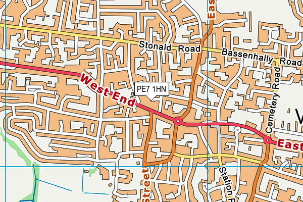 PE7 1HN map - OS VectorMap District (Ordnance Survey) PE7 1HN map - OS VectorMap District (Ordnance Survey)