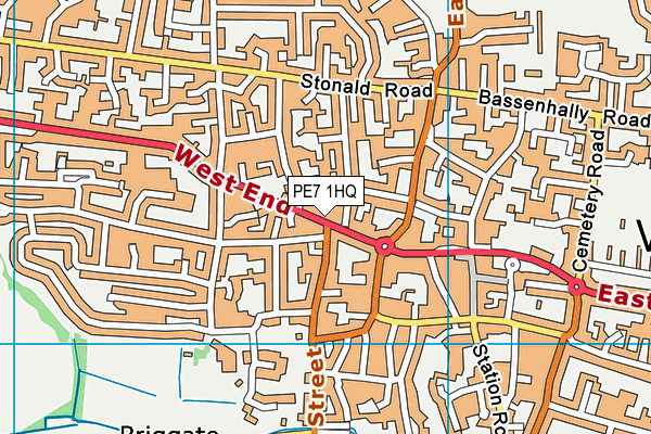 PE7 1HQ map - OS VectorMap District (Ordnance Survey) PE7 1HQ map - OS VectorMap District (Ordnance Survey)