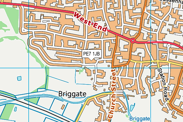 PE7 1JB map - OS VectorMap District (Ordnance Survey) PE7 1JB map - OS VectorMap District (Ordnance Survey)