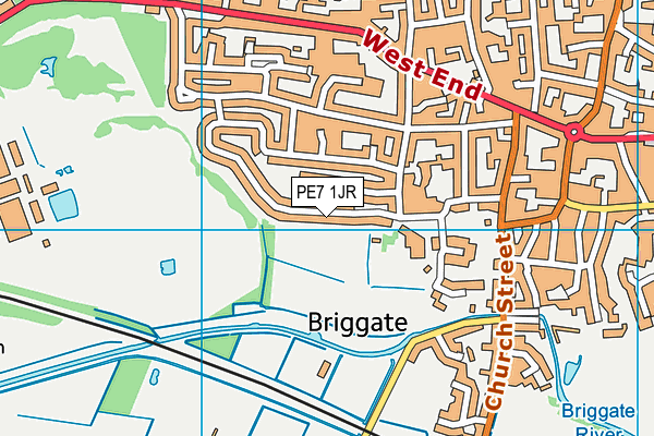PE7 1JR map - OS VectorMap District (Ordnance Survey) PE7 1JR map - OS VectorMap District (Ordnance Survey)
