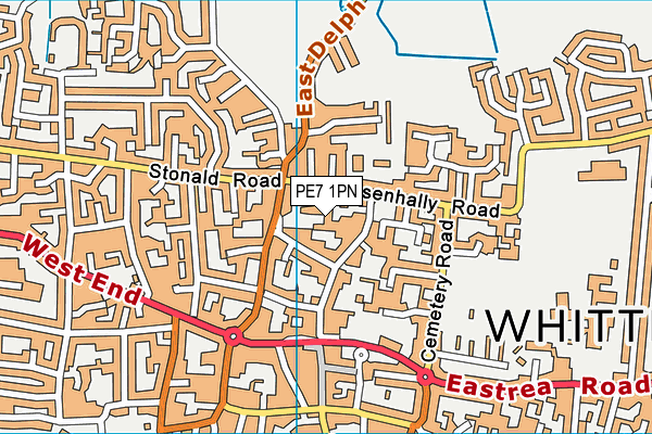 PE7 1PN map - OS VectorMap District (Ordnance Survey) PE7 1PN map - OS VectorMap District (Ordnance Survey)