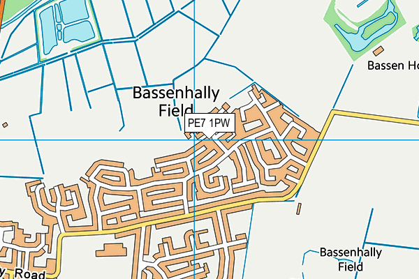 PE7 1PW map - OS VectorMap District (Ordnance Survey) PE7 1PW map - OS VectorMap District (Ordnance Survey)