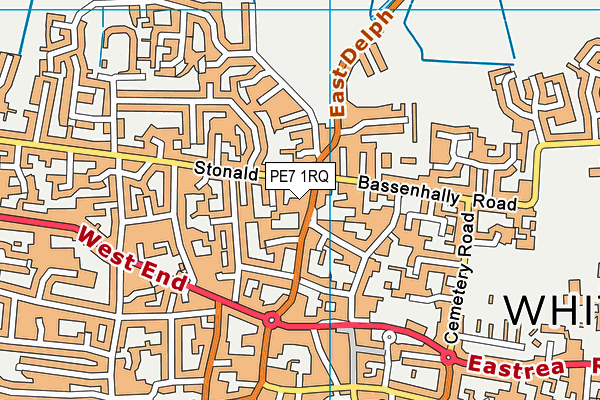 PE7 1RQ map - OS VectorMap District (Ordnance Survey) PE7 1RQ map - OS VectorMap District (Ordnance Survey)