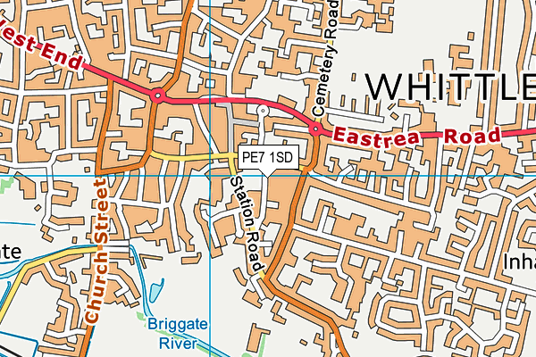 PE7 1SD map - OS VectorMap District (Ordnance Survey) PE7 1SD map - OS VectorMap District (Ordnance Survey)