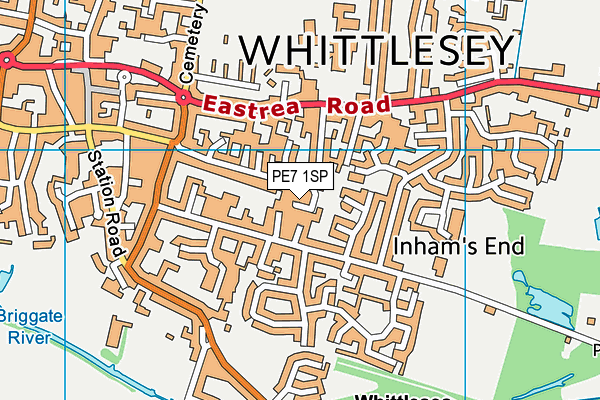 PE7 1SP map - OS VectorMap District (Ordnance Survey) PE7 1SP map - OS VectorMap District (Ordnance Survey)