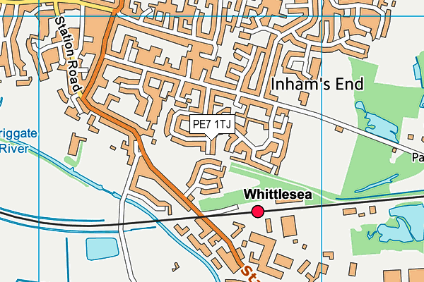 PE7 1TJ map - OS VectorMap District (Ordnance Survey) PE7 1TJ map - OS VectorMap District (Ordnance Survey)