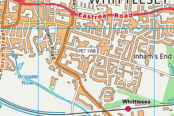 PE7 1WB map - OS VectorMap District (Ordnance Survey) PE7 1WB map - OS VectorMap District (Ordnance Survey)
