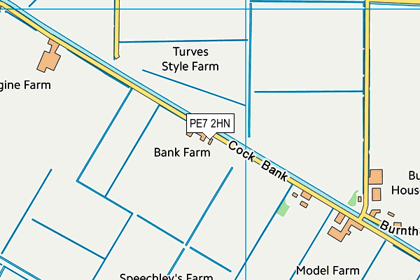 PE7 2HN map - OS VectorMap District (Ordnance Survey) PE7 2HN map - OS VectorMap District (Ordnance Survey)