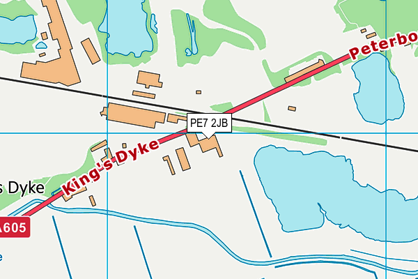 PE7 2JB map - OS VectorMap District (Ordnance Survey) PE7 2JB map - OS VectorMap District (Ordnance Survey)