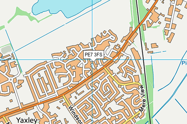 PE7 3FS map - OS VectorMap District (Ordnance Survey) PE7 3FS map - OS VectorMap District (Ordnance Survey)