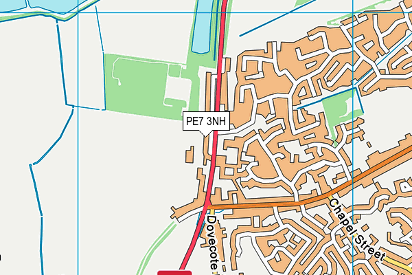 PE7 3NH map - OS VectorMap District (Ordnance Survey) PE7 3NH map - OS VectorMap District (Ordnance Survey)