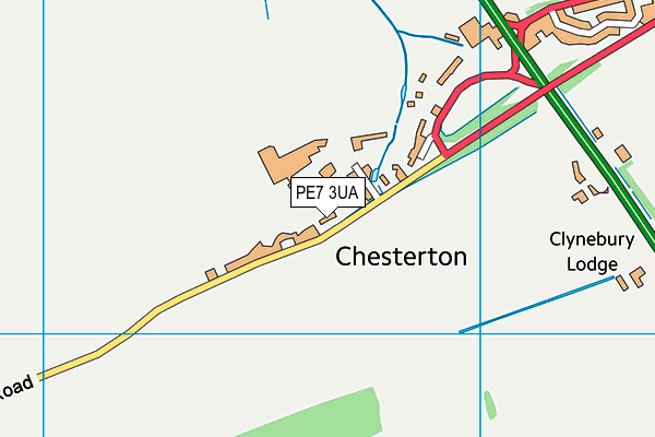 PE7 3UA map - OS VectorMap District (Ordnance Survey) PE7 3UA map - OS VectorMap District (Ordnance Survey)