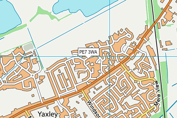 PE7 3WA map - OS VectorMap District (Ordnance Survey) PE7 3WA map - OS VectorMap District (Ordnance Survey)