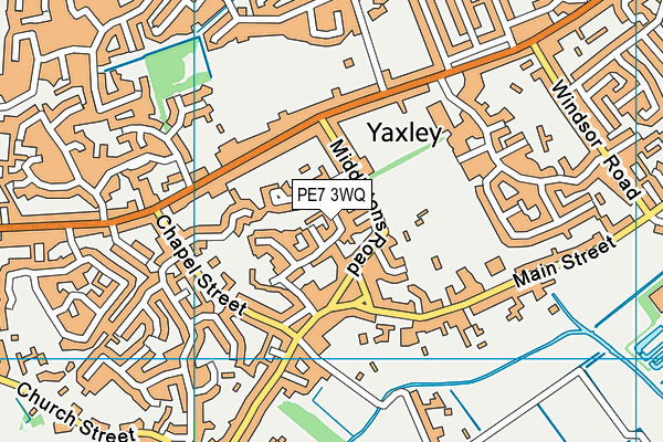 PE7 3WQ map - OS VectorMap District (Ordnance Survey) PE7 3WQ map - OS VectorMap District (Ordnance Survey)