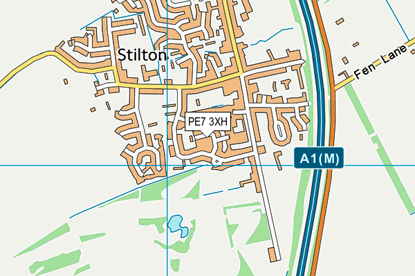 PE7 3XH map - OS VectorMap District (Ordnance Survey) PE7 3XH map - OS VectorMap District (Ordnance Survey)