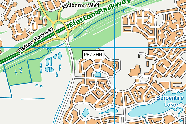 PE7 8HN map - OS VectorMap District (Ordnance Survey) PE7 8HN map - OS VectorMap District (Ordnance Survey)