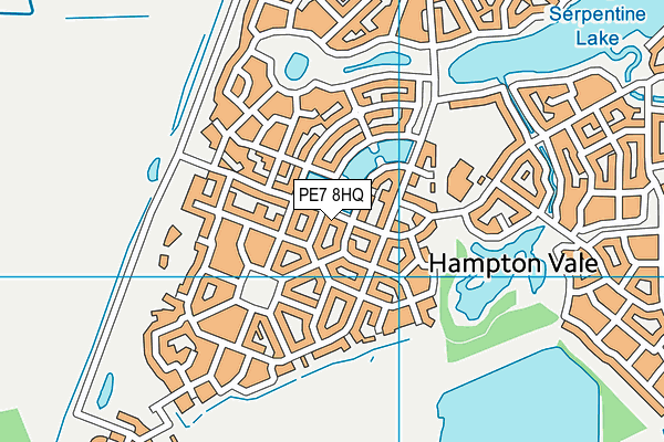 PE7 8HQ map - OS VectorMap District (Ordnance Survey) PE7 8HQ map - OS VectorMap District (Ordnance Survey)