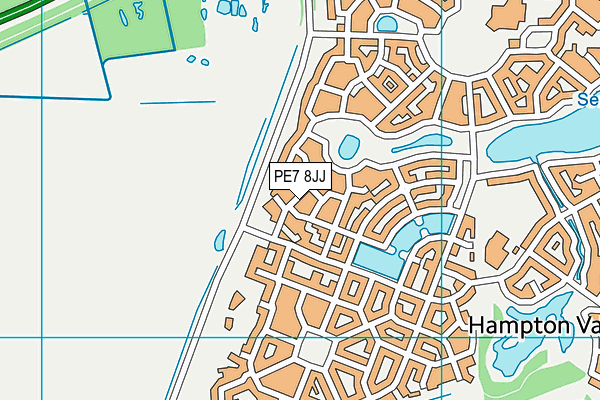PE7 8JJ map - OS VectorMap District (Ordnance Survey) PE7 8JJ map - OS VectorMap District (Ordnance Survey)