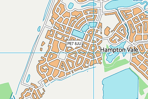 PE7 8JU map - OS VectorMap District (Ordnance Survey) PE7 8JU map - OS VectorMap District (Ordnance Survey)