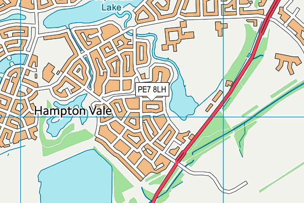 PE7 8LH map - OS VectorMap District (Ordnance Survey) PE7 8LH map - OS VectorMap District (Ordnance Survey)