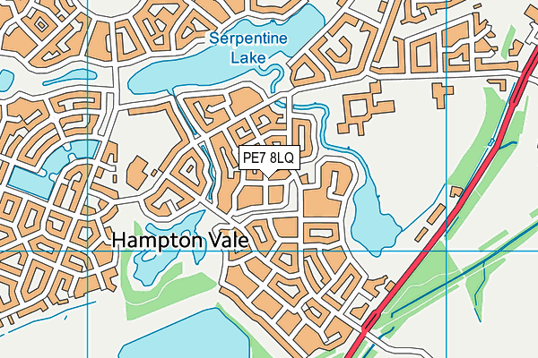 PE7 8LQ map - OS VectorMap District (Ordnance Survey) PE7 8LQ map - OS VectorMap District (Ordnance Survey)