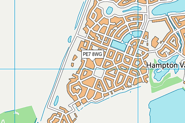 PE7 8WG map - OS VectorMap District (Ordnance Survey) PE7 8WG map - OS VectorMap District (Ordnance Survey)