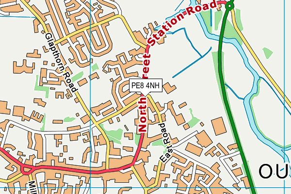 PE8 4NH map - OS VectorMap District (Ordnance Survey) PE8 4NH map - OS VectorMap District (Ordnance Survey)