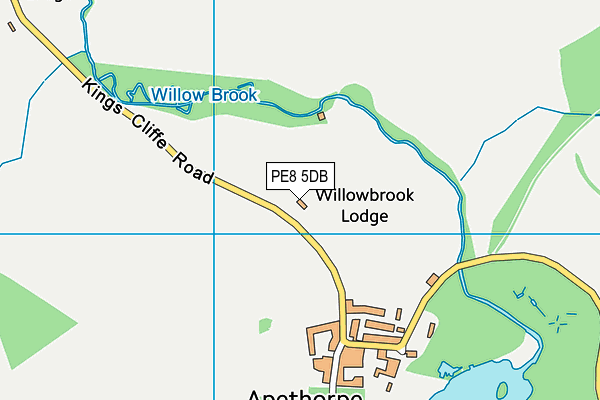 PE8 5DB map - OS VectorMap District (Ordnance Survey)