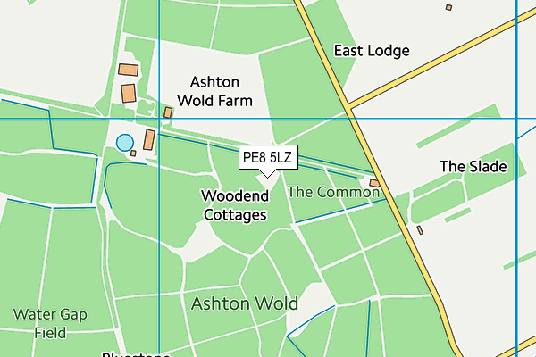 PE8 5LZ map - OS VectorMap District (Ordnance Survey) PE8 5LZ map - OS VectorMap District (Ordnance Survey)