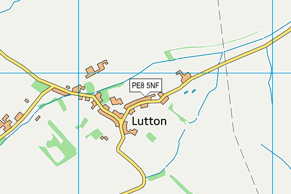 PE8 5NF map - OS VectorMap District (Ordnance Survey) PE8 5NF map - OS VectorMap District (Ordnance Survey)