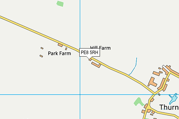 PE8 5RH map - OS VectorMap District (Ordnance Survey)