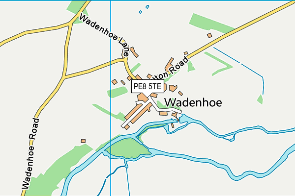 PE8 5TE map - OS VectorMap District (Ordnance Survey) PE8 5TE map - OS VectorMap District (Ordnance Survey)
