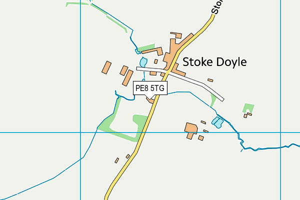 PE8 5TG map - OS VectorMap District (Ordnance Survey) PE8 5TG map - OS VectorMap District (Ordnance Survey)