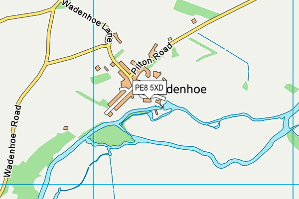 PE8 5XD map - OS VectorMap District (Ordnance Survey) PE8 5XD map - OS VectorMap District (Ordnance Survey)
