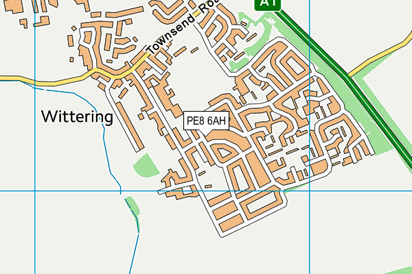 PE8 6AH map - OS VectorMap District (Ordnance Survey) PE8 6AH map - OS VectorMap District (Ordnance Survey)