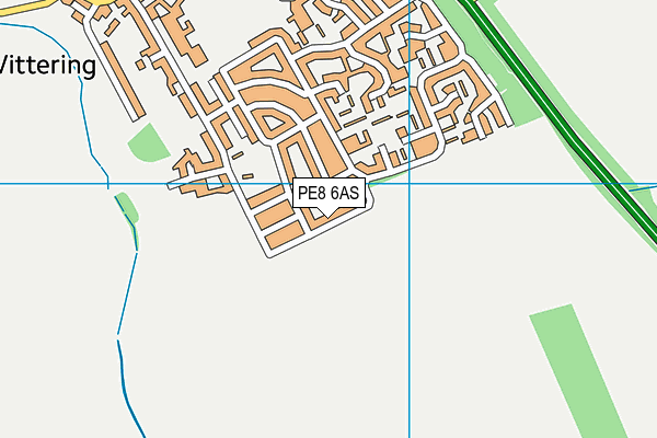 PE8 6AS map - OS VectorMap District (Ordnance Survey) PE8 6AS map - OS VectorMap District (Ordnance Survey)