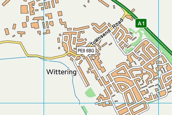 PE8 6BG map - OS VectorMap District (Ordnance Survey) PE8 6BG map - OS VectorMap District (Ordnance Survey)