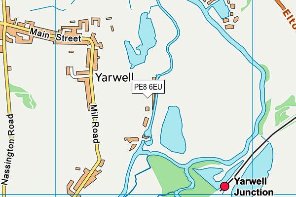 PE8 6EU map - OS VectorMap District (Ordnance Survey) PE8 6EU map - OS VectorMap District (Ordnance Survey)