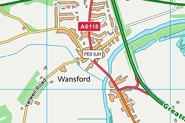 PE8 6JH map - OS VectorMap District (Ordnance Survey) PE8 6JH map - OS VectorMap District (Ordnance Survey)