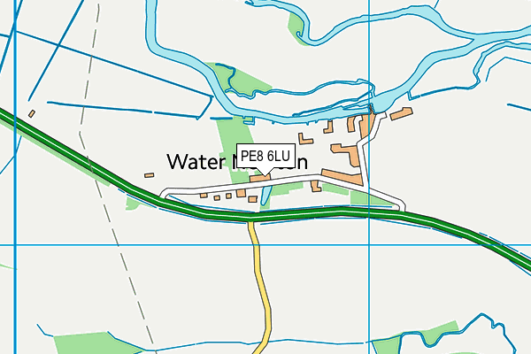 PE8 6LU map - OS VectorMap District (Ordnance Survey) PE8 6LU map - OS VectorMap District (Ordnance Survey)