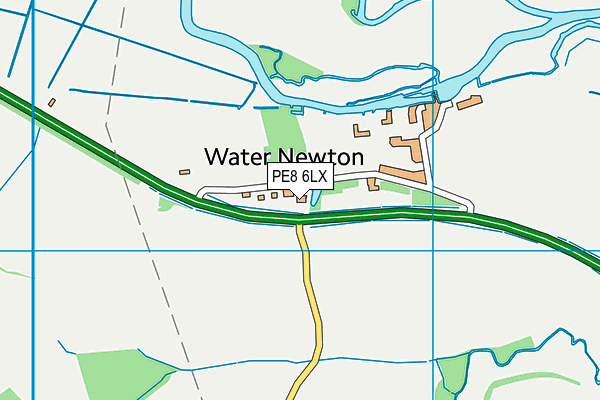 PE8 6LX map - OS VectorMap District (Ordnance Survey) PE8 6LX map - OS VectorMap District (Ordnance Survey)